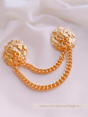 ANNE KLEIN Брошь-шатлен «Светская львица»