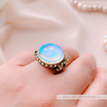 SWEET ROMANCE Кольцо «Лунная соната: бронза»