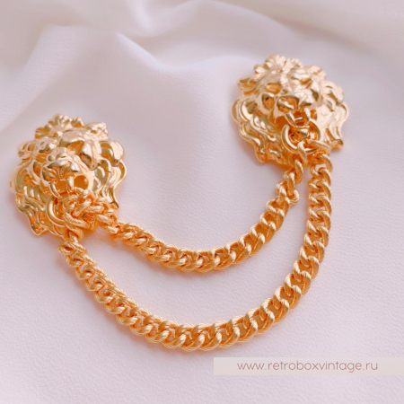 ANNE KLEIN Брошь-шатлен «Светская львица»