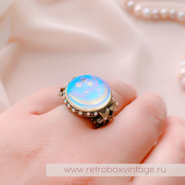 SWEET ROMANCE Кольцо «Лунная соната: бронза»