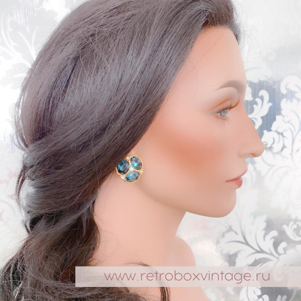 SWAROVSKI Клипсы «Звездная ночь»