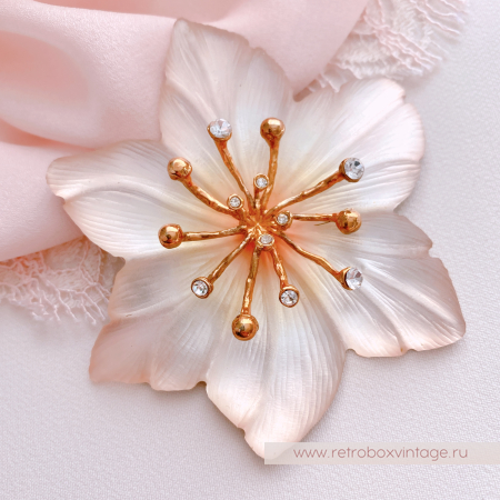 ALEXIS BITTAR Брошь «Дивный цветок рассвета»