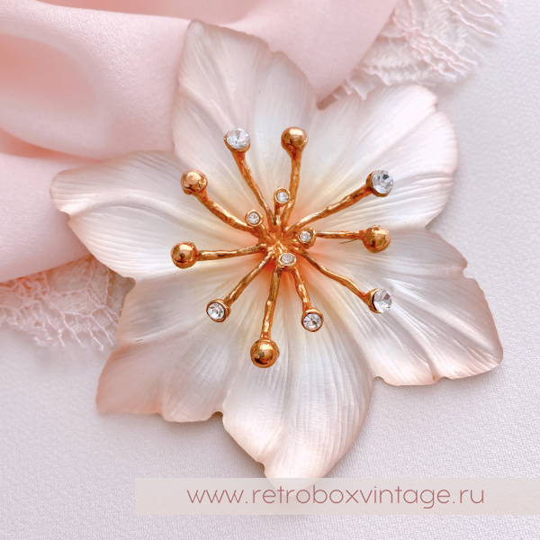 ALEXIS BITTAR Брошь «Дивный цветок рассвета»