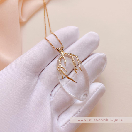 ALEXIS BITTAR Кулон на цепочке «Льдинка»