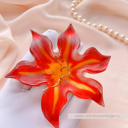 ALEXIS BITTAR Брошь «Аленький цветочек»