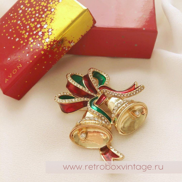 AVON Брошь «Новогодние колокольчики»
