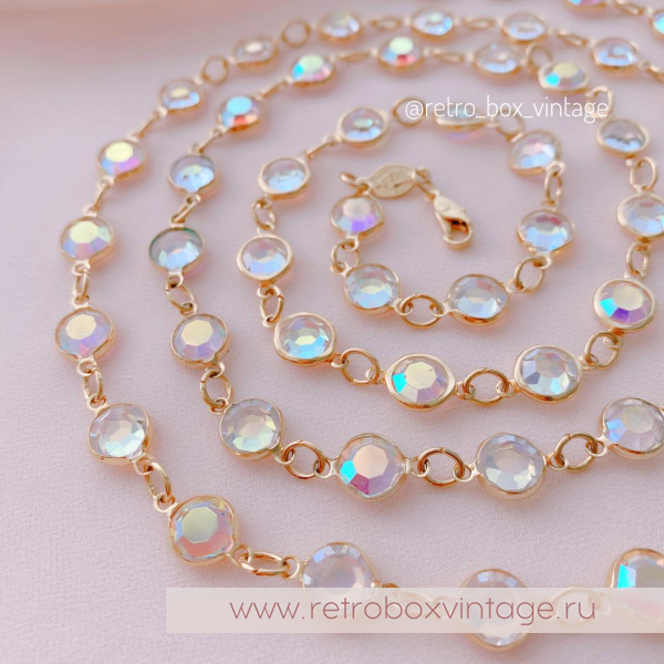 NO NAME Нить безелей «Золото утра: северное сияние»