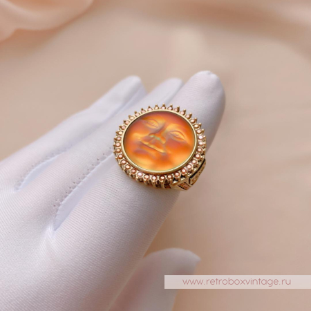 KIRKS FOLLY Кольцо «Лунная нимфа: хамелеон радуга»