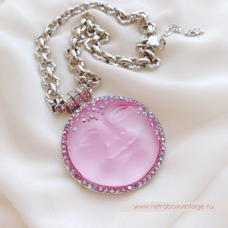 KIRKS FOLLY Ожерелье «Богиня-луна: розовая в серебре» KIRKS FOLLY Ожерелье «Богиня-луна: розовая в серебре»