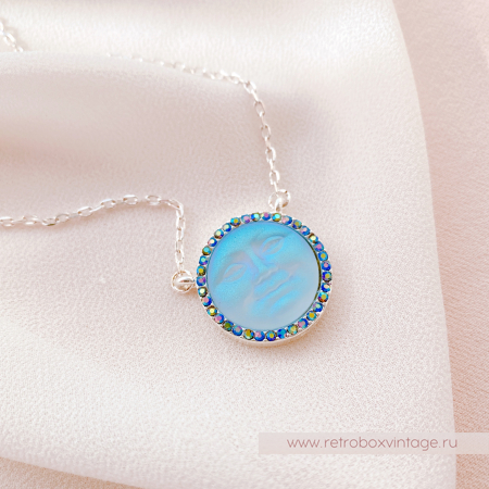 KIRKS FOLLY Ожерелье "Маленькая голубая луна: серебро" KIRKS FOLLY Ожерелье "Маленькая голубая луна: серебро"