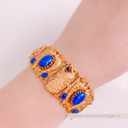 ASKEW LONDON Браслет «Синие павлины»