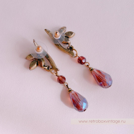 SWEET ROMANCE Серьги «Джульетта: аметист»