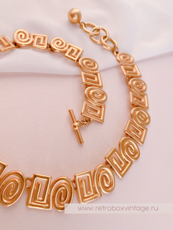 ANNE KLEIN Ожерелье "Золотые арабески"