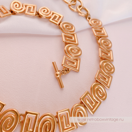 ANNE KLEIN Ожерелье "Золотые арабески"