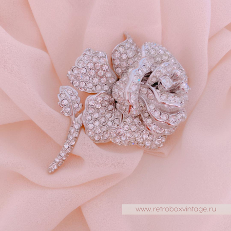 NOLAN MILLER Брошь «Кристальная роза»