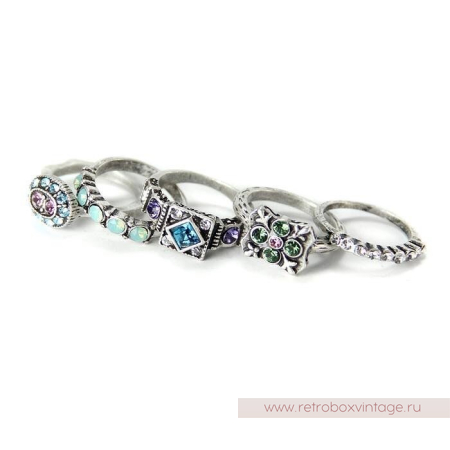 SWEET ROMANCE Сет колец «Ренессанс» (5 шт в комплекте)