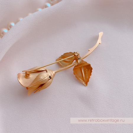 GIOVANNI Брошь «Золотая роза»