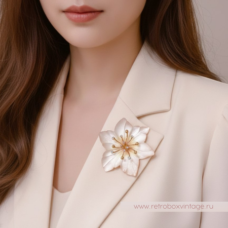 ALEXIS BITTAR Брошь «Дивный цветок рассвета»