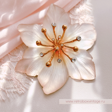 ALEXIS BITTAR Брошь «Дивный цветок рассвета»