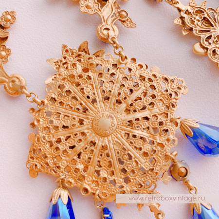 ASKEW LONDON Комплект «Синие павлины»