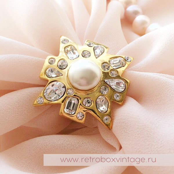 KJL / KENNETH J LANE Кольцо «Мальтийский жемчужный крест»