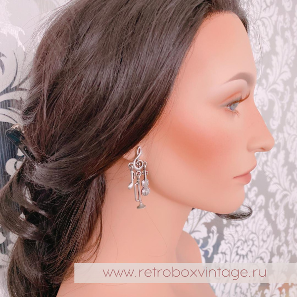 JJ / JONET JEWELRY / ARTIFACTS Серьги «Музыка настроения» JJ / JONET JEWELRY / ARTIFACTS Серьги «Музыка настроения»