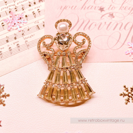 NAPIER Брошь "Рождественский ангел"