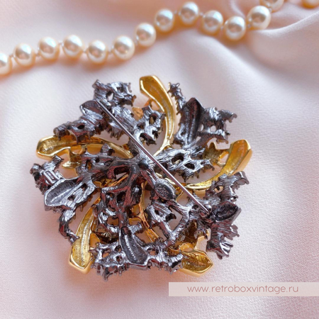 JOAN RIVERS Брошь «Ночной калейдоскоп» JOAN RIVERS Брошь «Ночной калейдоскоп»