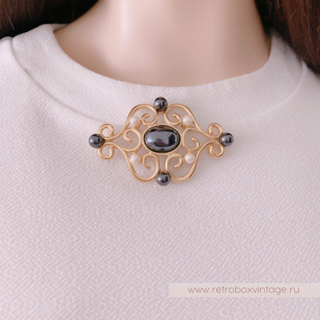 MONET Брошь «Черная жемчужина Византии» MONET Брошь «Черная жемчужина Византии»