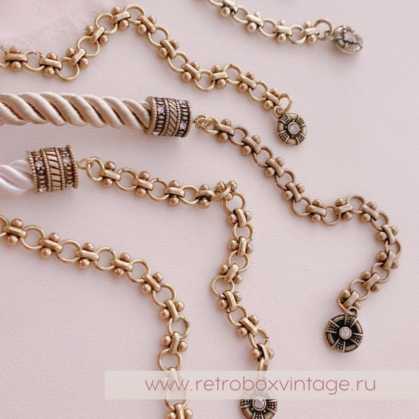 HEIDI DAUS Шнур-корд «Элегантные чувства: синий индиго» HEIDI DAUS Шнур-корд «Элегантные чувства: синий индиго»