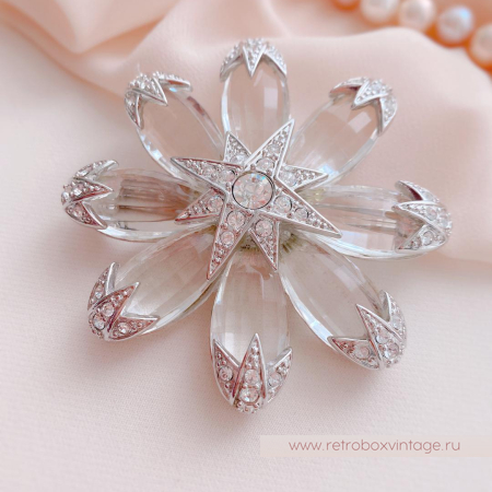 JOAN RIVERS Брошь «Хрустальная звезда»