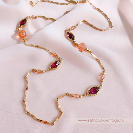 1928 JEWELRY Цепочка с безелями «Желание»