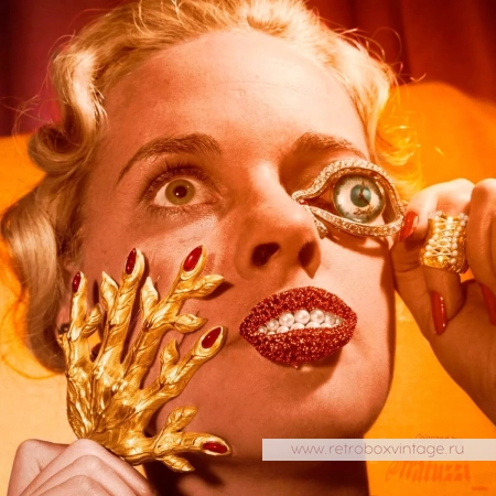 SALVADOR DALI JoiES Брошь-кулон "Рубиновые губы" Музейная коллекция (в бархатном боксе)
