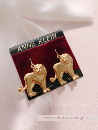 ANNE KLEIN Серьги "Светские львицы: золото"