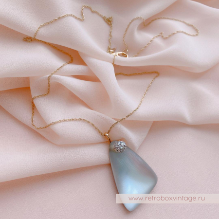 ALEXIS BITTAR Кулон на цепочке «Осколки серебристого метеорита»