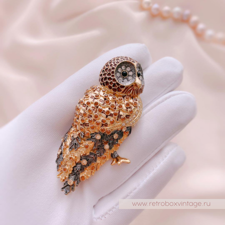 NOLAN MILLER Брошь «Совушка-сова»