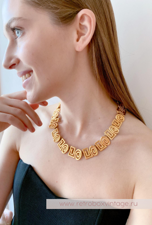ANNE KLEIN Ожерелье "Золотые арабески"