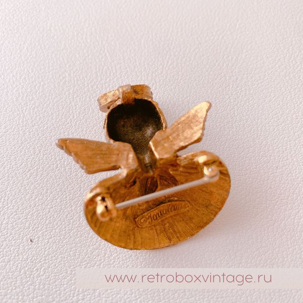 TORTOLANI Парные наплечные броши «Ангелочек и демон: Коллекция «Голос совести»