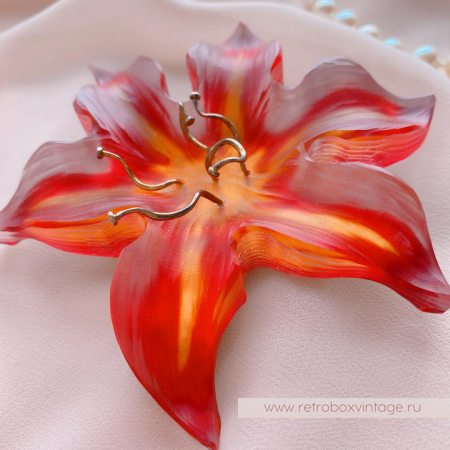 ALEXIS BITTAR Брошь «Аленький цветочек»