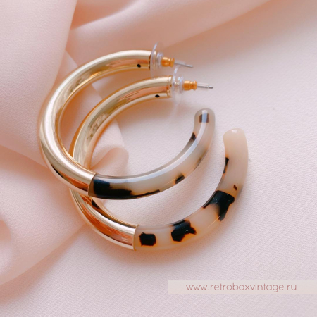 SUGARFIX by BaubleBar Серьги-конго «Черепаховые кольца»