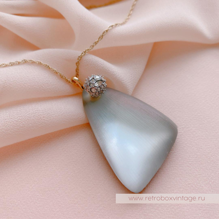 ALEXIS BITTAR Кулон на цепочке «Осколки серебристого метеорита»