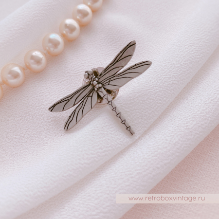 JJ / JONET JEWELRY Брошь-пин "Стрекоза"