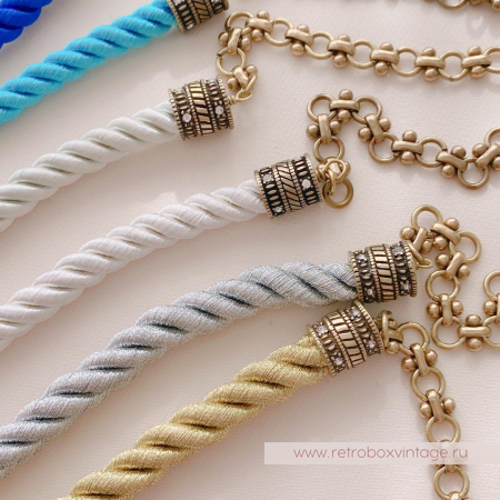 HEIDI DAUS Текстильное ожерелье шнур-корд «Элегантные чувства»