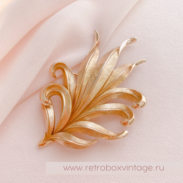 TRIFARI Брошь «Перо мифического феникса»