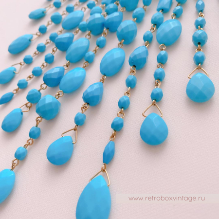 JOAN RIVERS Ожерелье «Бирюзовый водопад»