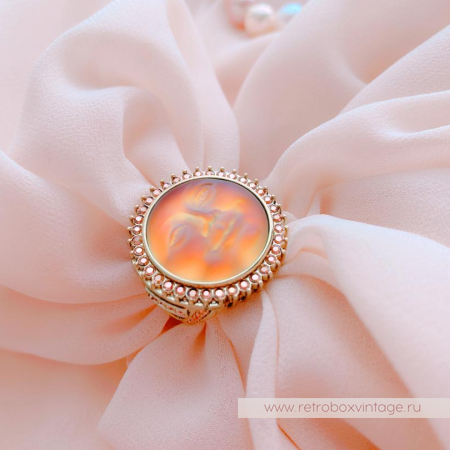 KIRKS FOLLY Кольцо «Лунная нимфа: хамелеон радуга»