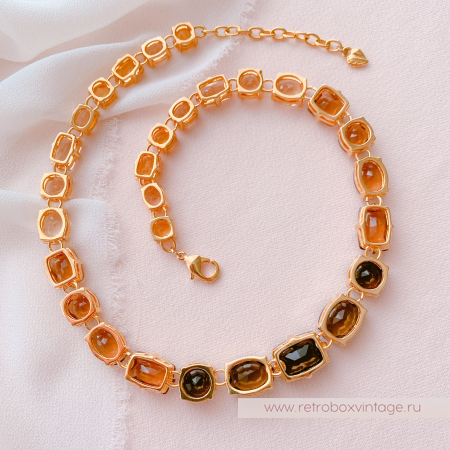 CAROLEE Ожерелье «Кристальная амбра»