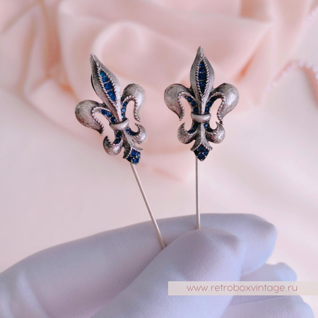 SWEET ROMANCE Брошь-стик «Флер де лис — королевская лилия: бронза»