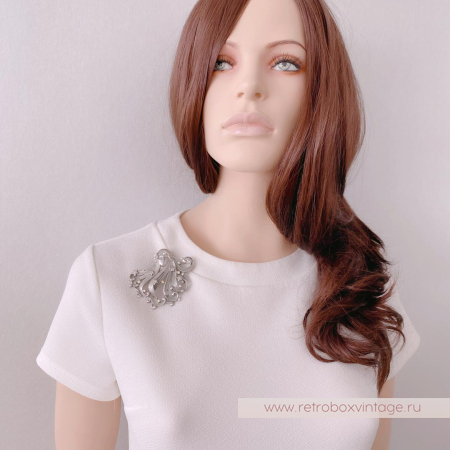 JJ / JONETTE JEWELRY Брошь «Принцесса звезд: серебро»