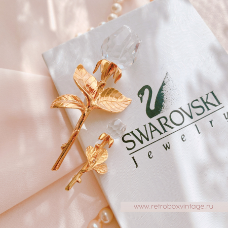 Коробка в комплект не входит, рядом малая брошь из той же коллекции